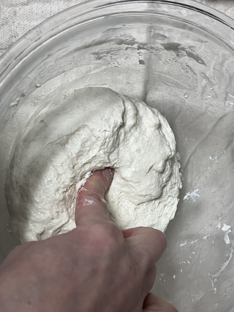 生地の硬さがわかる写真