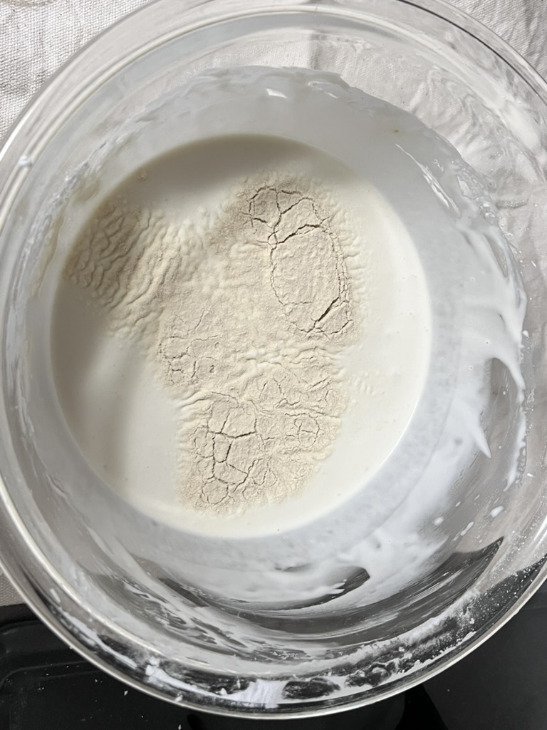 サイリウムハスクを加えた状態