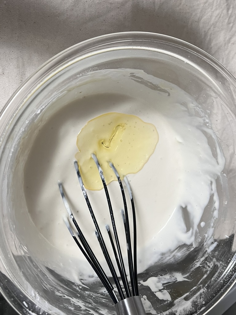 混ぜ合わせている状態