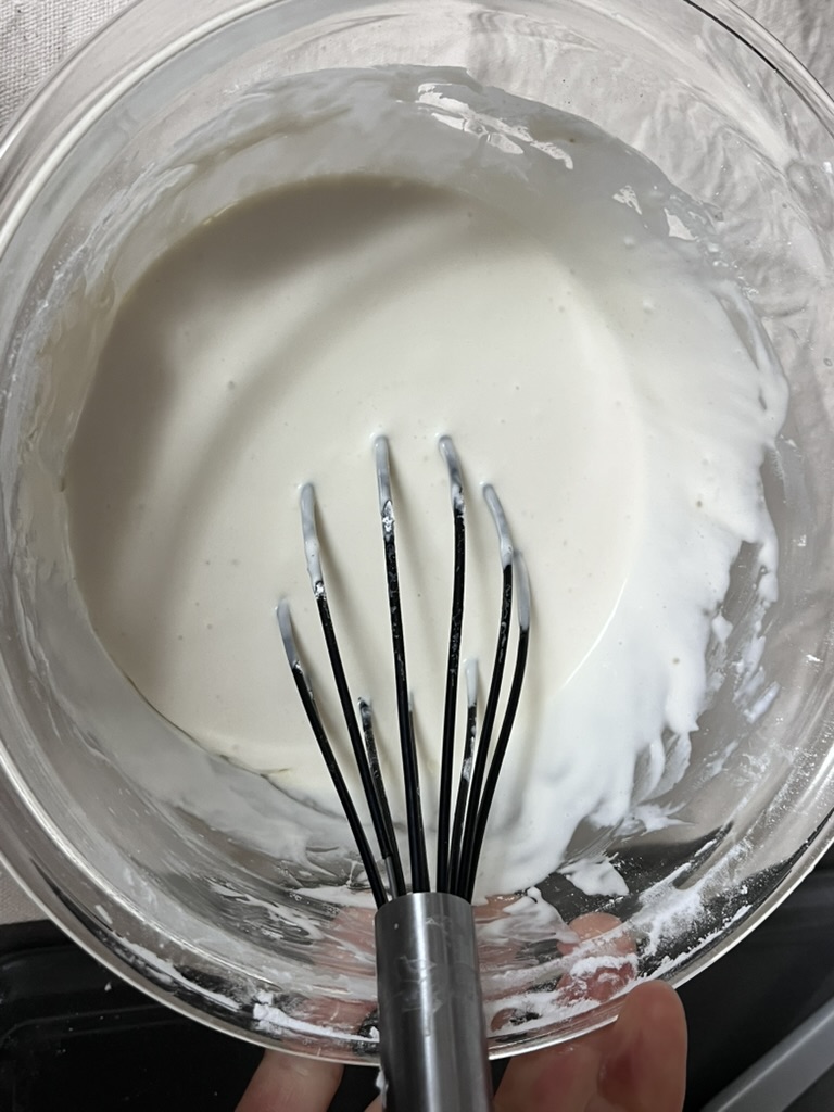 混ぜ合わせた状態