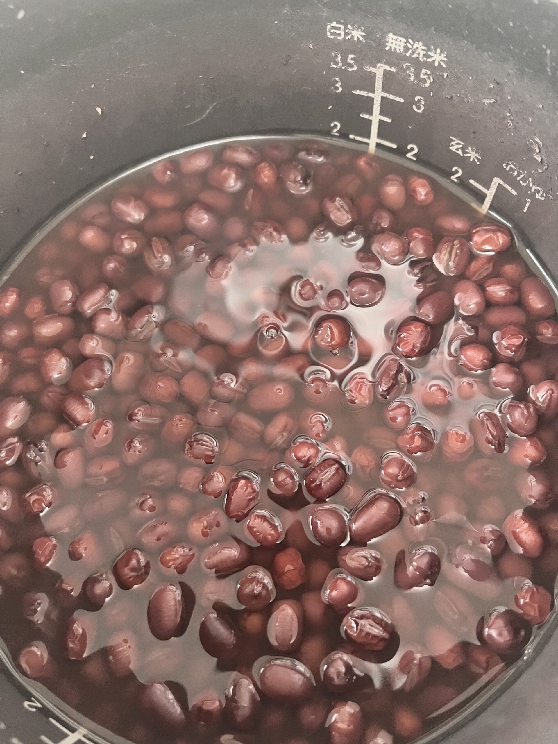 2回目の水を入れた状態