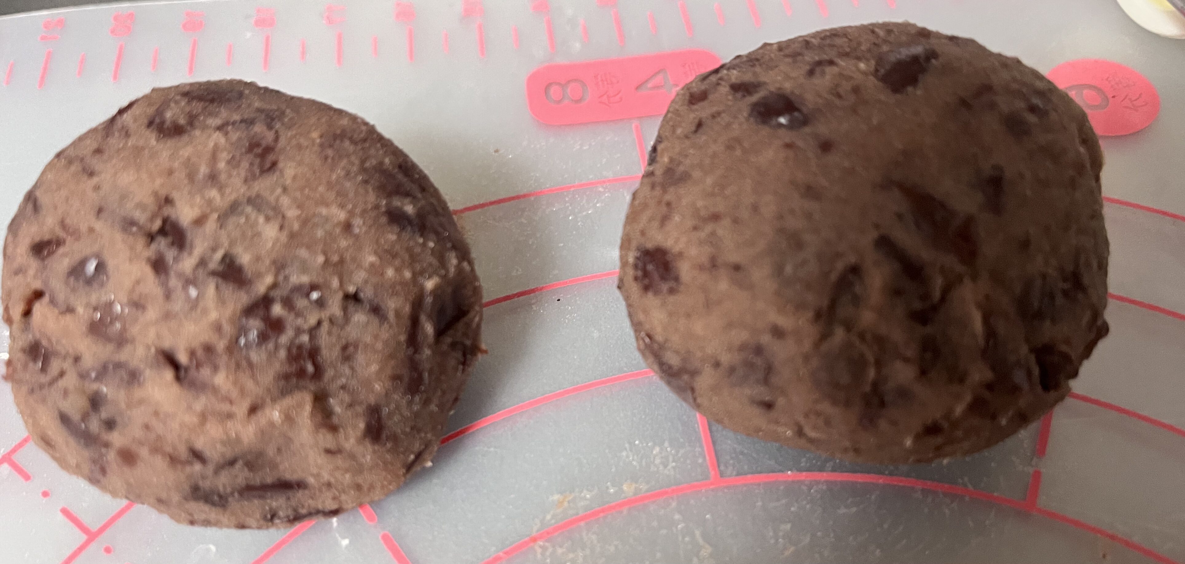 40gずつに丸めたあんこ